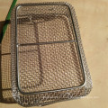 Reusable medical disinfection wire mesh instrument sterilization basket